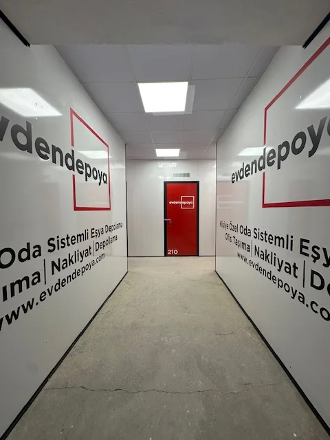 Evden Depoya İstanbul modern eşya depolama tesisi güvenli oda sistemli depo - 1